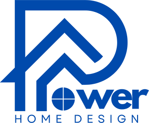 โลโก้ บริษัทรับสร้างบ้าน Power Home Design บริการรับสร้างบ้านและออกแบบครบวงจร